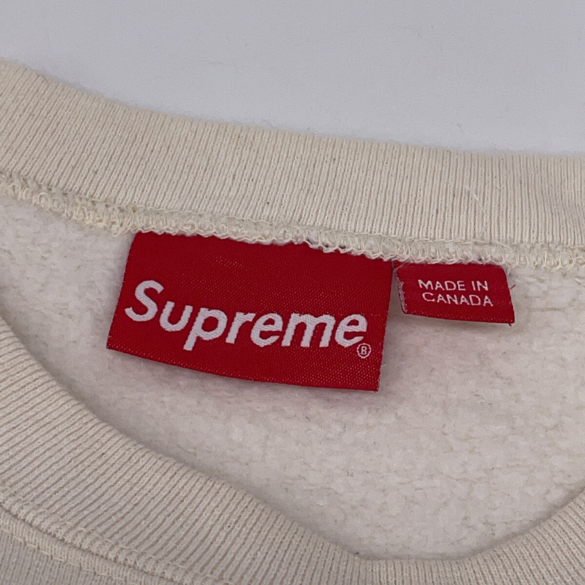 Supreme シュプリーム 20AW 象牙色 Aerial Crewneck 运动衫 上衣 L 男士