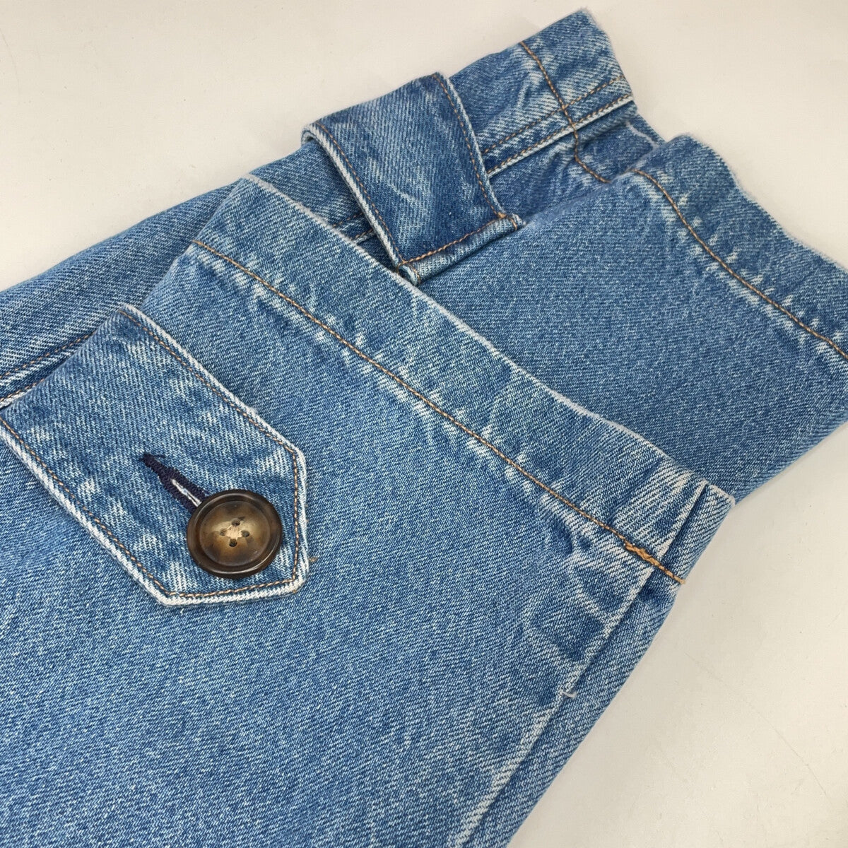 POLO RALPH LAUREN ポロ ラルフローレン ブルー デニムミディシングルジャケット ジャケット