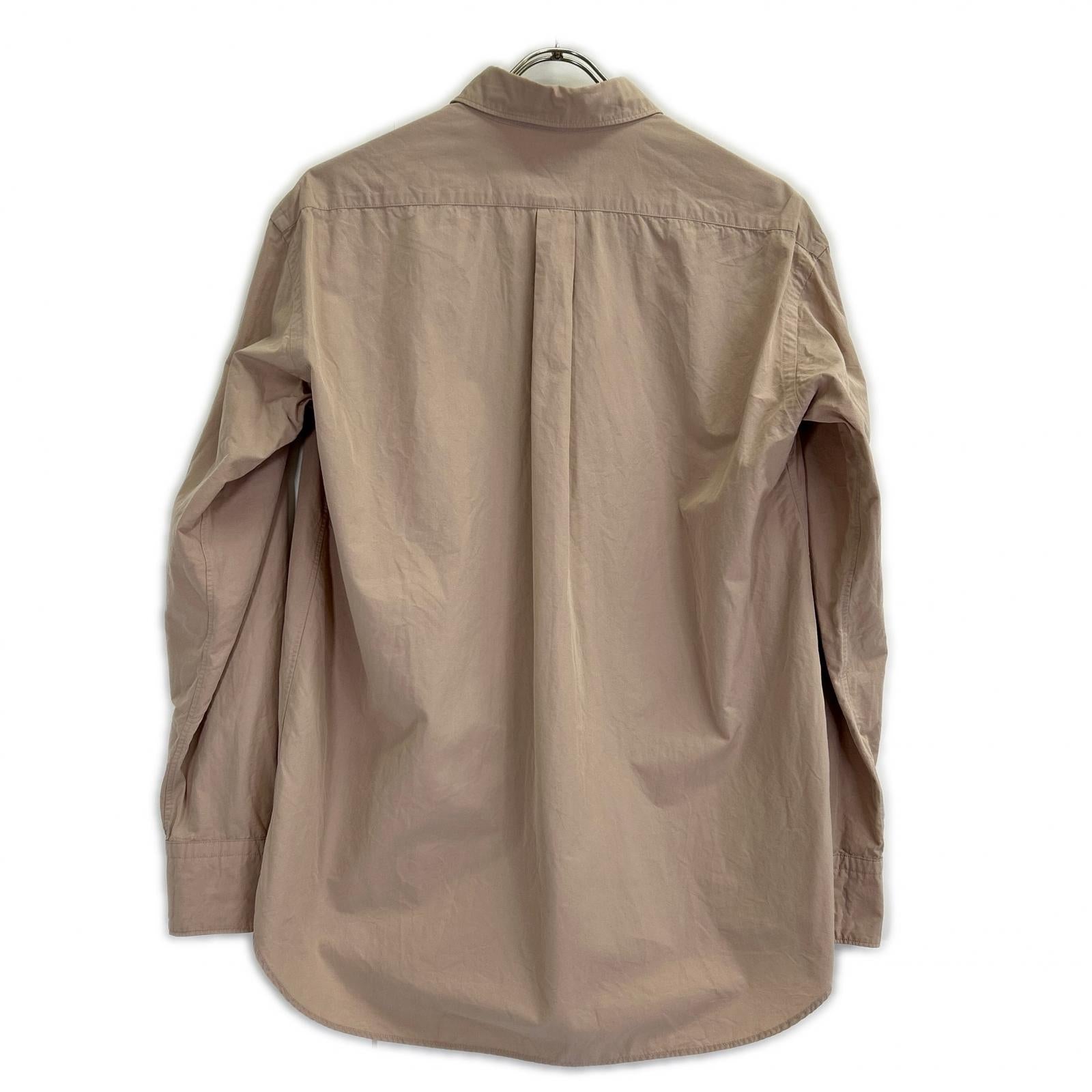 Scye サイ 1119-31071 ベージュ コットン ロングスリーブシャツ トップス