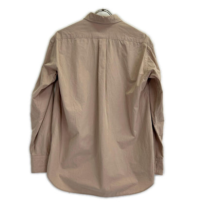 Scye サイ 1119-31071 ベージュ コットン ロングスリーブシャツ トップス