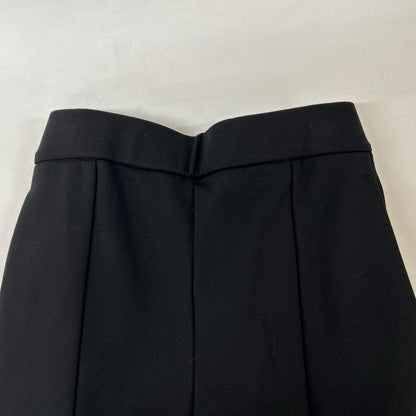 yori ヨリ YR2122-108AW-7 ブラック ストレッチ フロントスリッド パンツ ボトムス