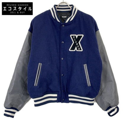 XLARGE エクストララージ 101214021004 ネイビー ウール スタジャン ジャケット