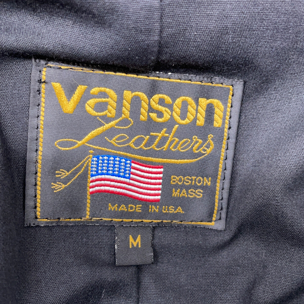 VANSON バンソン 14989 Black Leather Single Riders Jacket Jacket