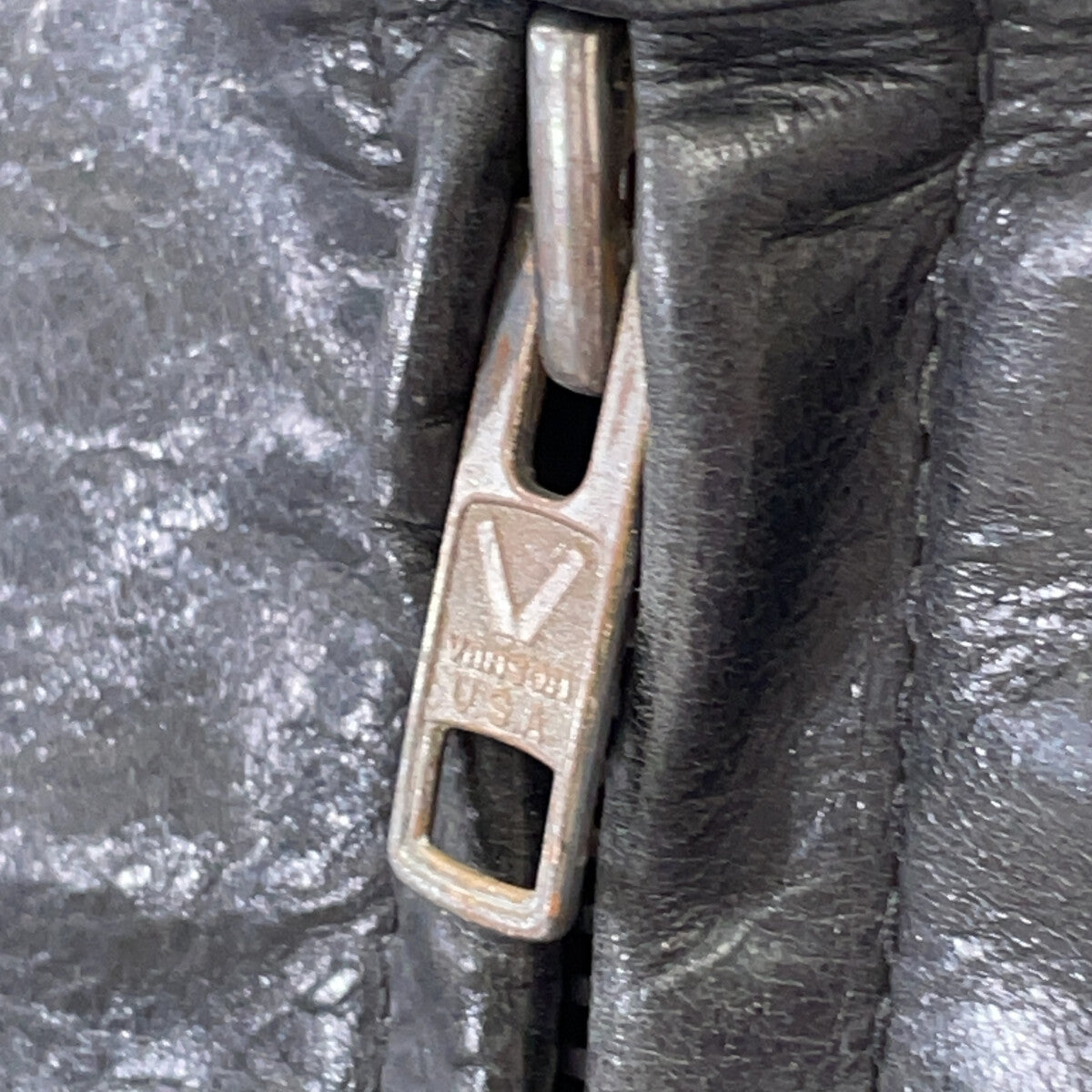 VANSON バンソン 14989 ブラック レザー シングルライダース ジャケット ジャケット