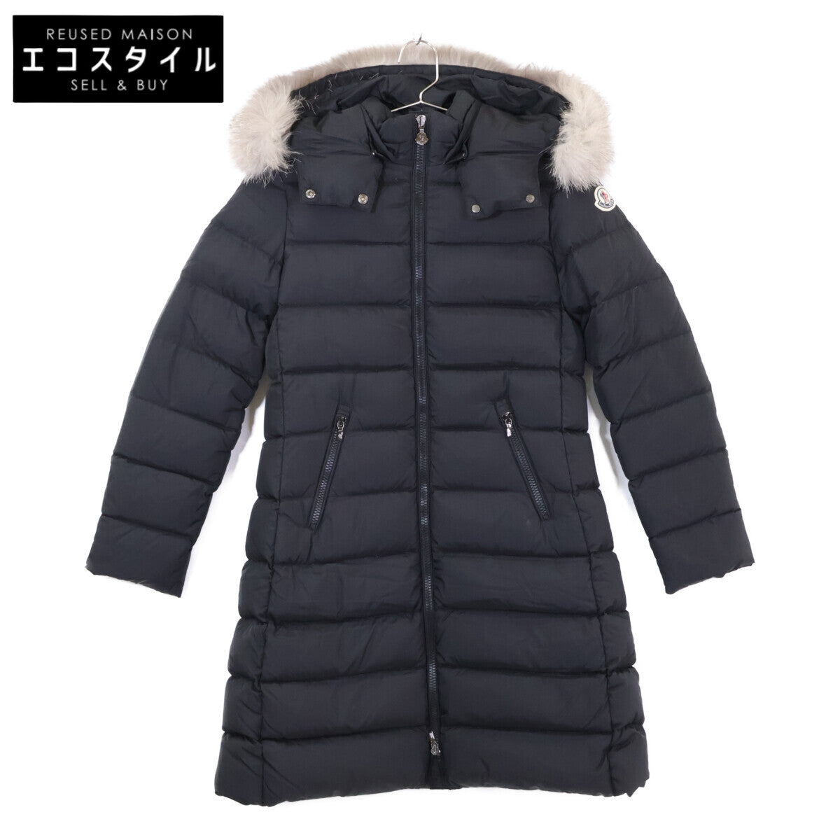 MONCLER モンクレール ABELLE ファー/フード付ダウン コート