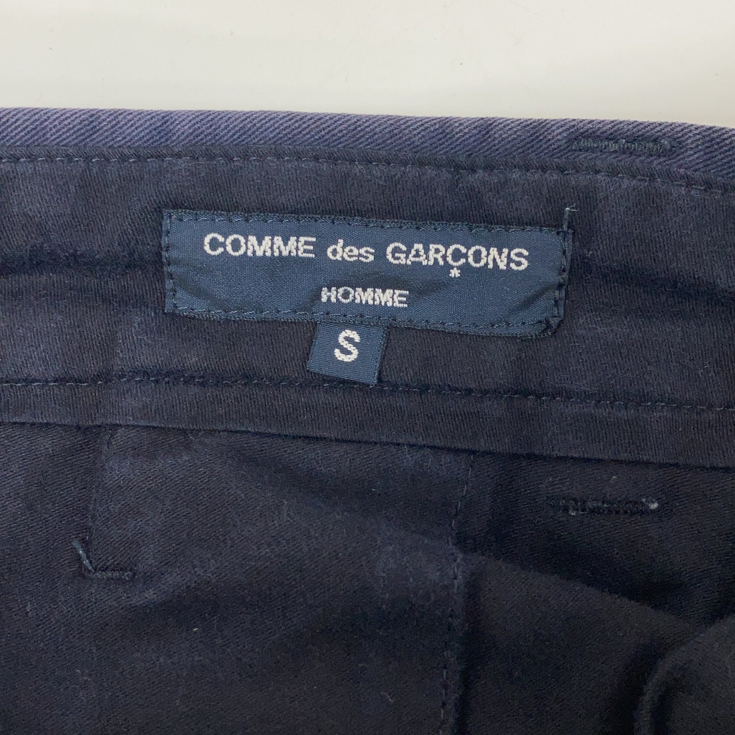 COMMEdesGARCONS HOMME コムデギャルソンオム 15AW HP-P013 コットン100 ストレートパンツ ボトムス