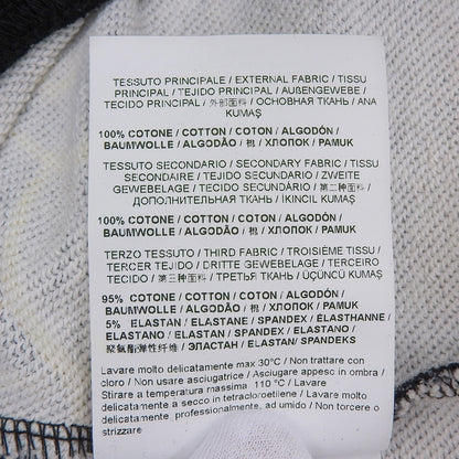 VERSACE JEANS ヴェルサーチジーンズ バロッコプリント スウェット コットン トップス レディース ブラック L トップス L