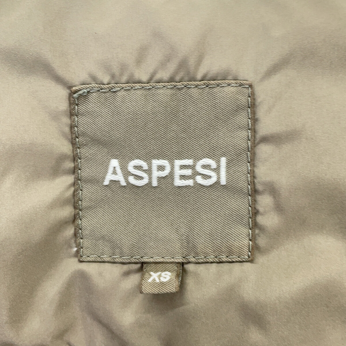 ASPESI アスペジ ﾍﾞｰｼﾞｭ NEW CAMP ﾐﾘﾀﾘｰｼﾞｬｹｯﾄ ジャケット XS