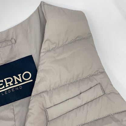 HERNO ヘルノ Pl002ULE-19288-1800 ice gray inner down gilet vest