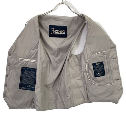 HERNO ヘルノ Pl002ULE-19288-1800 アイスグレー インナー ダウン ジレ ベスト