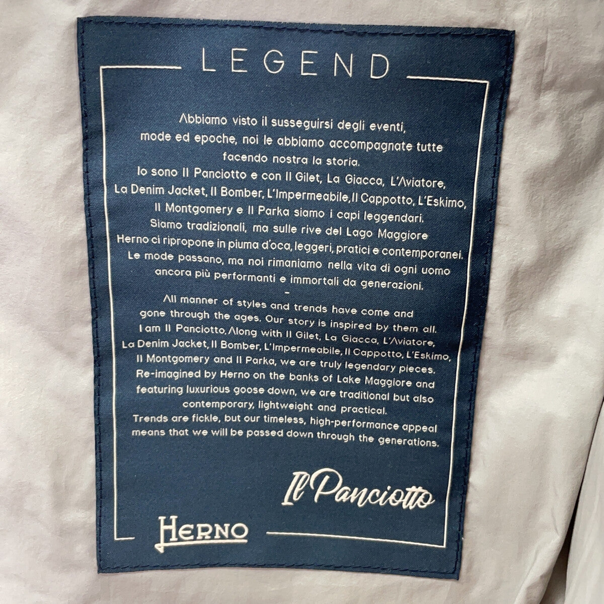 HERNO 赫尔诺 Pl002ULE-19288-1800 冰灰色 内搭 羽绒 马甲 背心 44