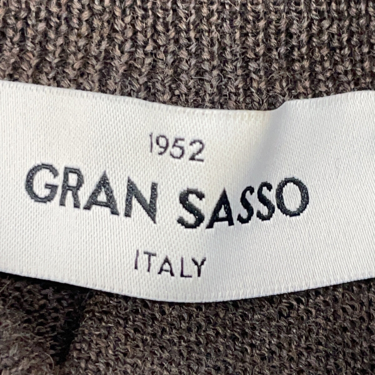 GRAN SASSO 格兰萨索 M02415290551550832 棕色 高领 毛衣 上衣 46
