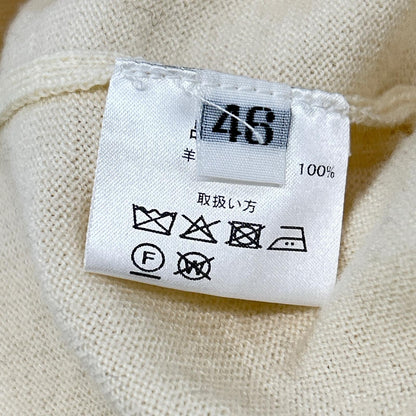 Cruciani クルチアーニ JU4202 ホワイト ウール100 ハイネックニット トップス