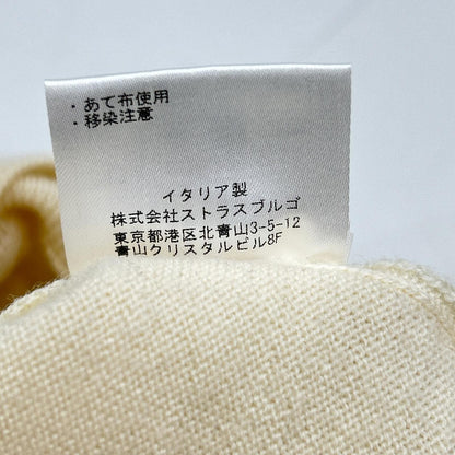 Cruciani クルチアーニ JU4202 ホワイト ウール100 ハイネックニット トップス