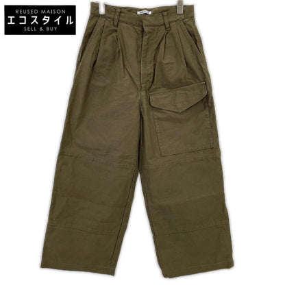 AURALEE オーラリー 【美品】A25AP02BP WASHED BAGGY SATIN CARGO PANTS カーゴパンツ ボトムス
