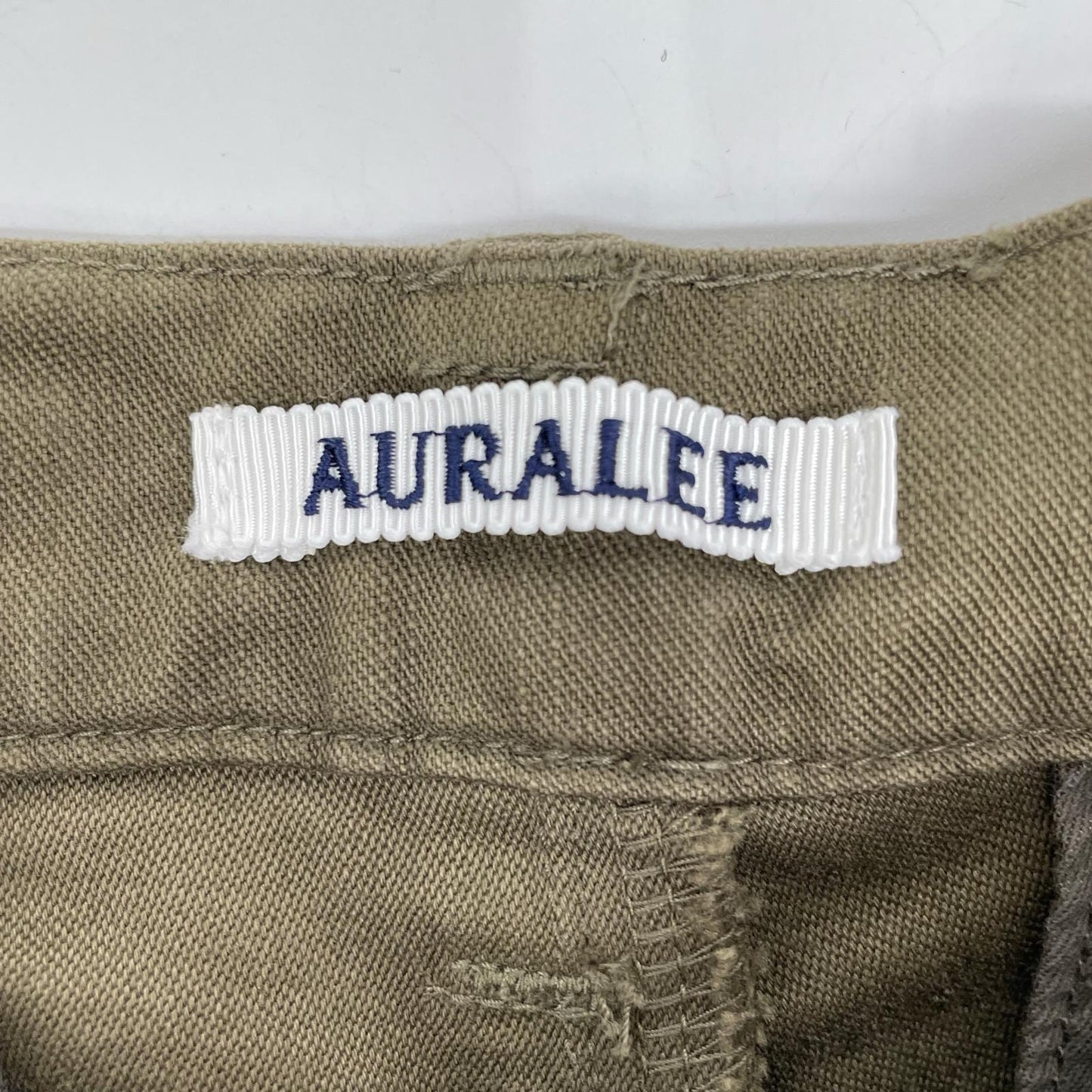 AURALEE オーラリー 【美品】A25AP02BP WASHED BAGGY SATIN CARGO PANTS カーゴパンツ ボトムス