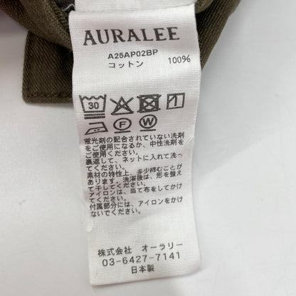 AURALEE オーラリー 【美品】A25AP02BP WASHED BAGGY SATIN CARGO PANTS カーゴパンツ ボトムス