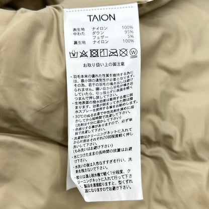 TAION タイオン CITY LINE ベージュ シティダウンスカート スカート