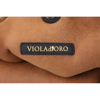 VIOLAd'ORO ヴィオラドーロ エコムートン チェーンショルダー トートバッグ