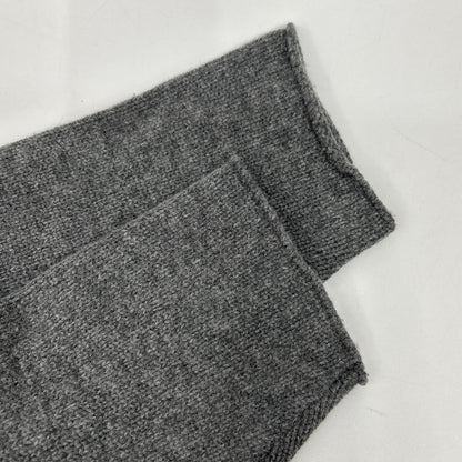 ebure Gray Wool x Cashmere Long Cardigan Top
