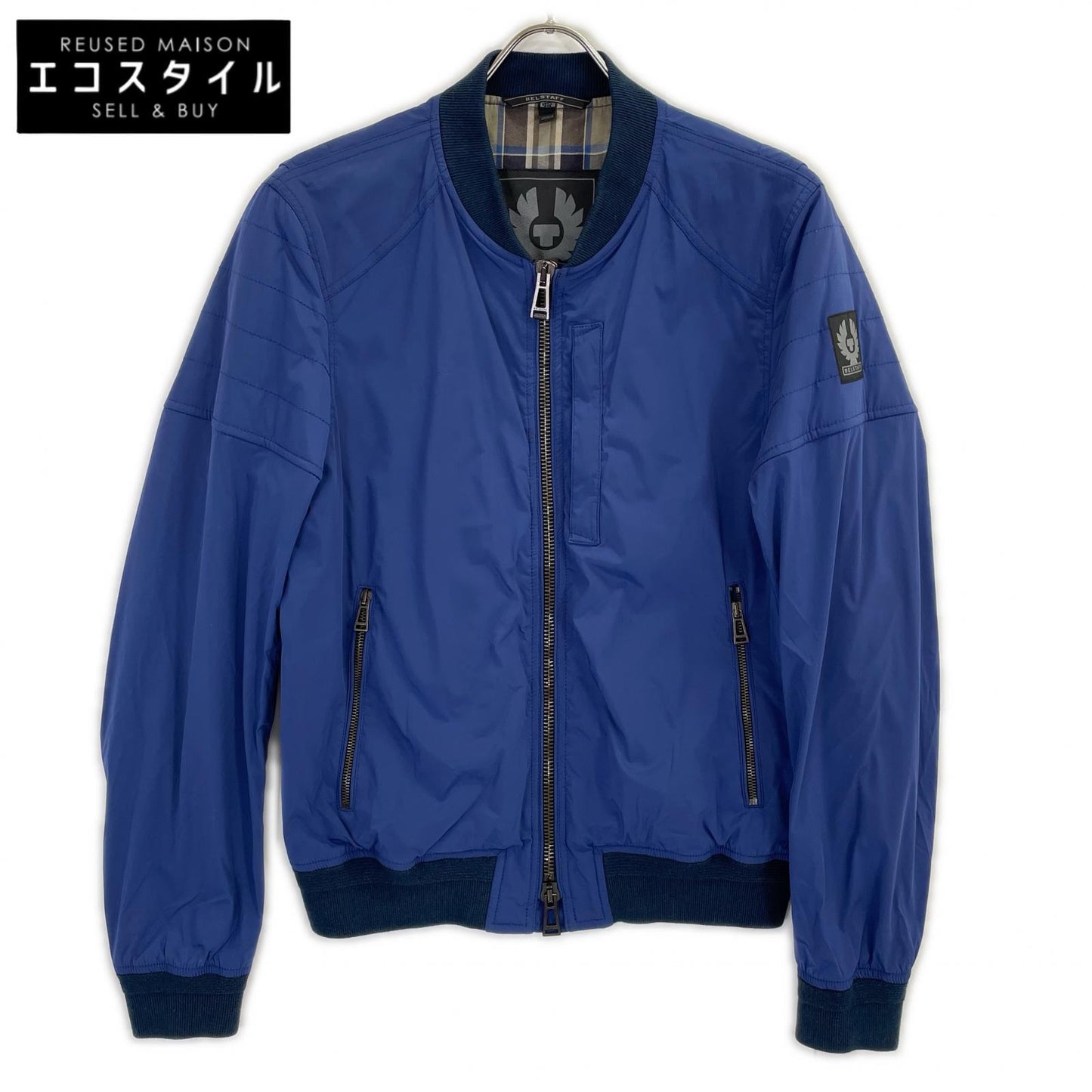 BELSTAFF Belstaff 71020201 Blue Nylon-blend Blouson Jacket