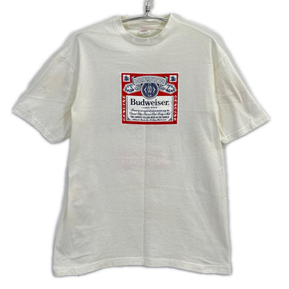 Supreme シュプリーム 09SS ×Budweiser バドワイザー ホワイト バドワイザー プリントTシャツ トップス