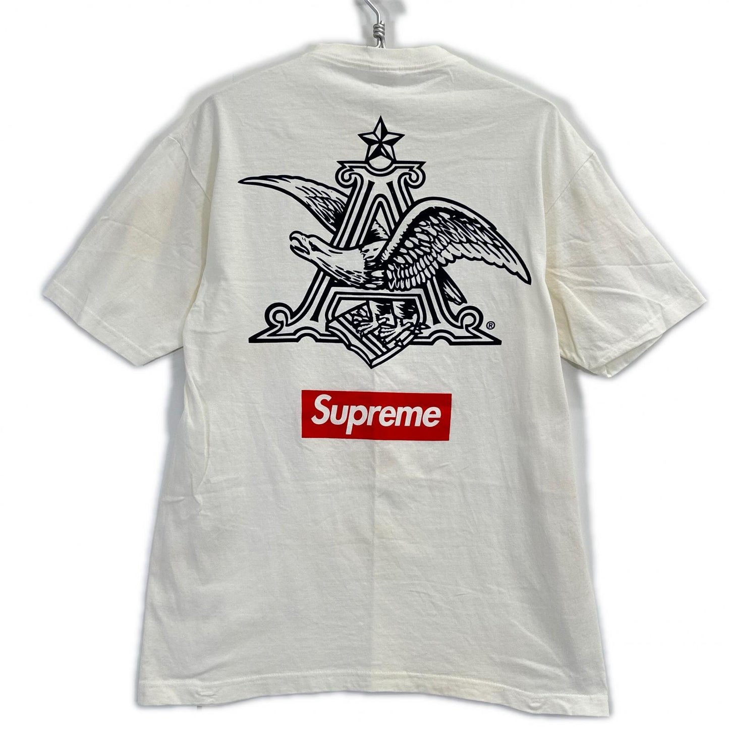 Supreme シュプリーム 09SS ×Budweiser バドワイザー ホワイト バドワイザー プリントTシャツ トップス