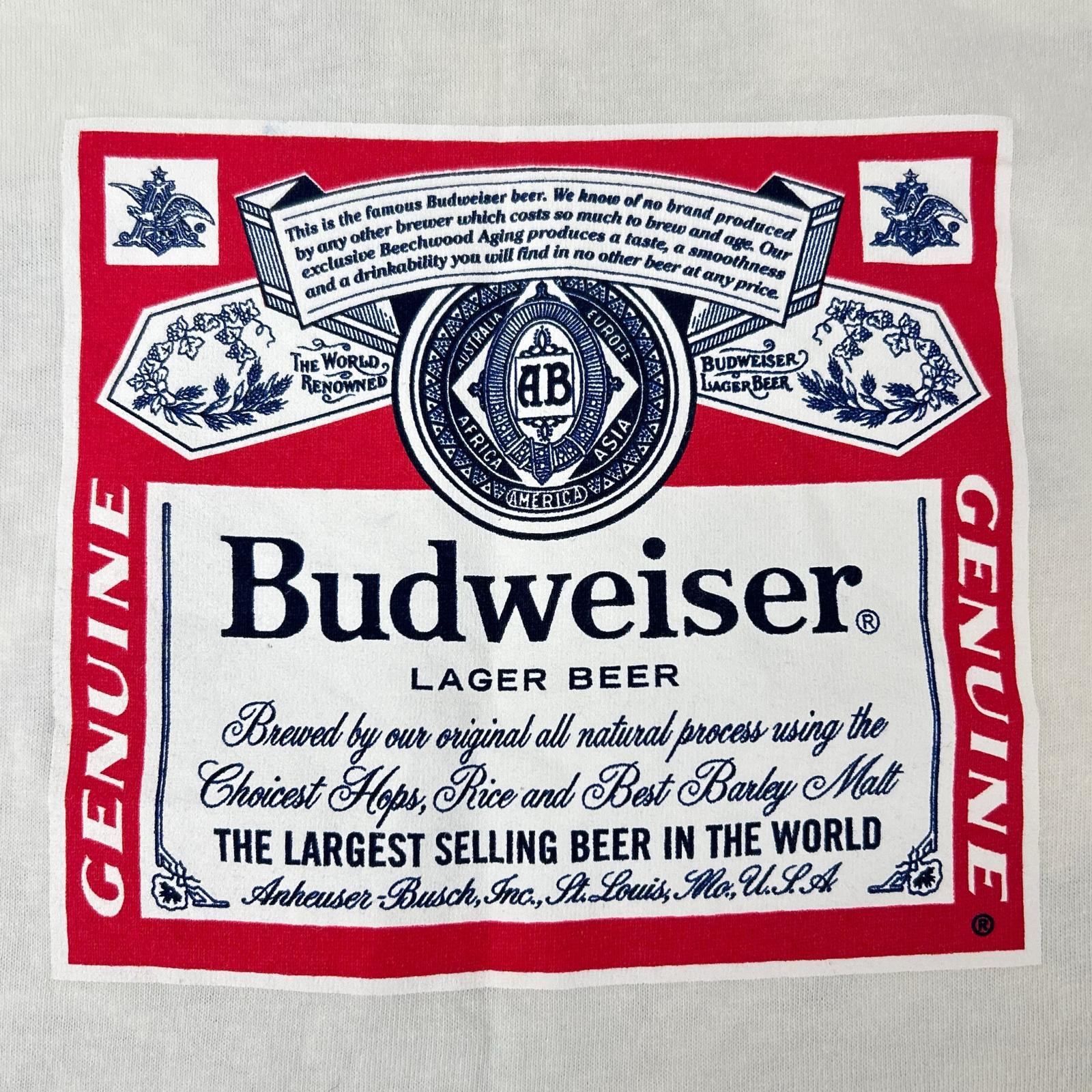 Supreme シュプリーム 09SS ×Budweiser バドワイザー ホワイト バドワイザー プリントTシャツ トップス