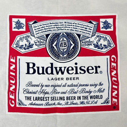 Supreme シュプリーム 09SS ×Budweiser バドワイザー ホワイト バドワイザー プリントTシャツ トップス