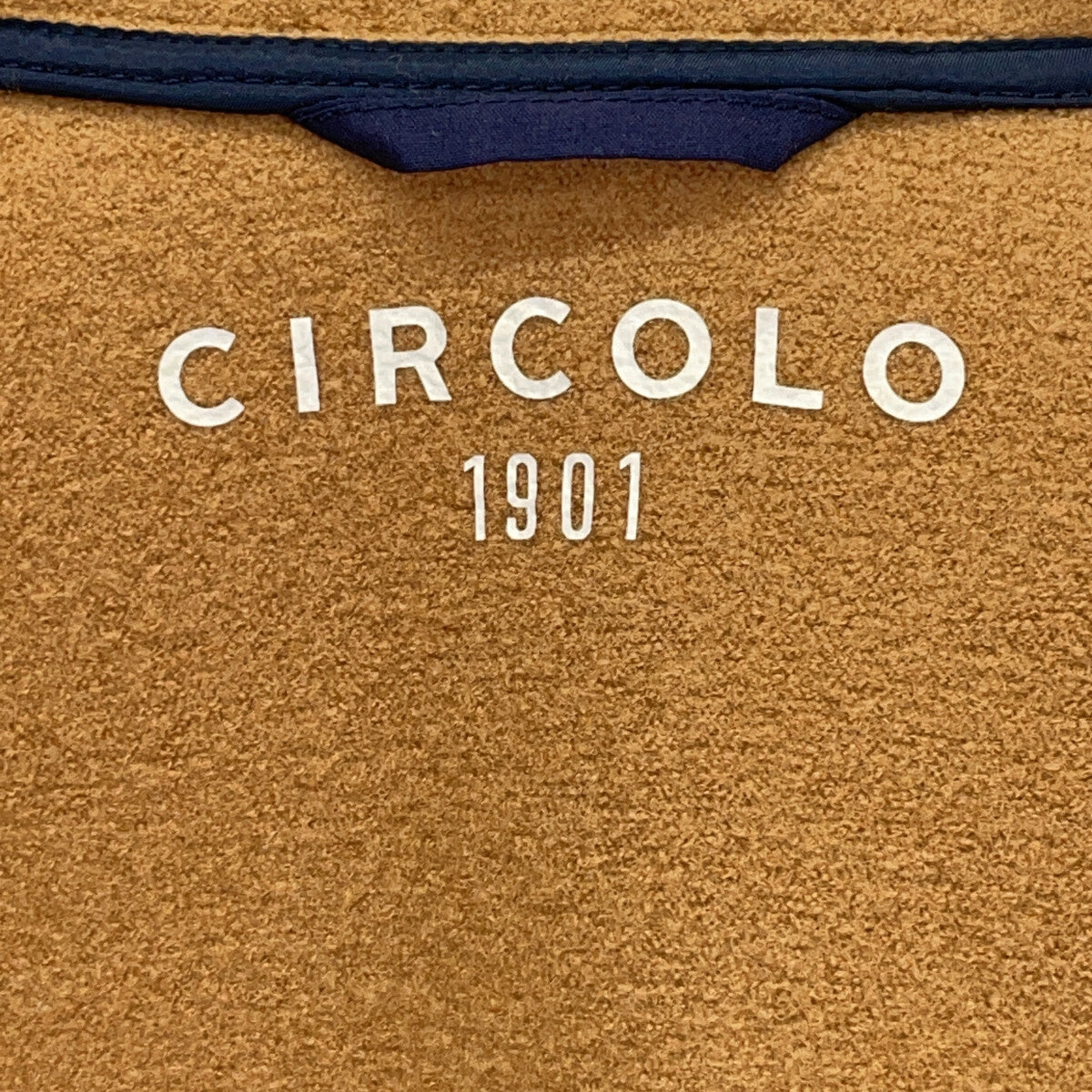 CIRCOLO1901 チルコロ1901 1204-330439 ブラウン 襟付き ウールブルゾン ジャケット