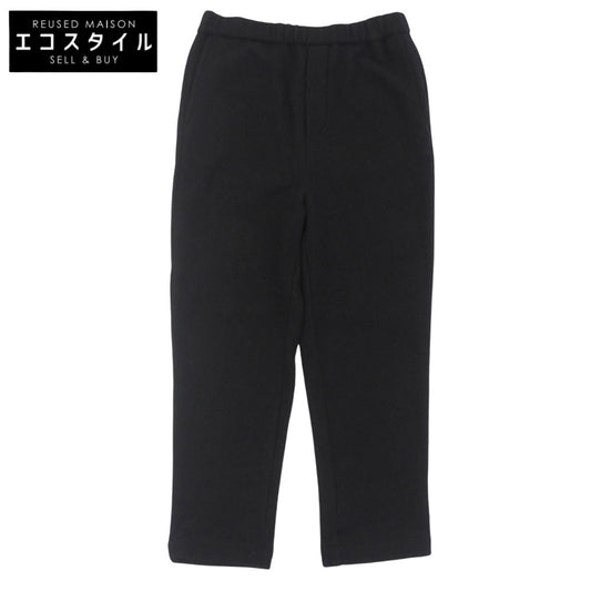 maison de soil メゾンドソイル 美品 ウール×ナイロン パンツ ボトムス レディース 黒 ブラック 1 ボトムス 1