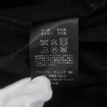 maison de soil メゾンドソイル 美品 ウール×ナイロン パンツ ボトムス レディース 黒 ブラック 1 ボトムス 1