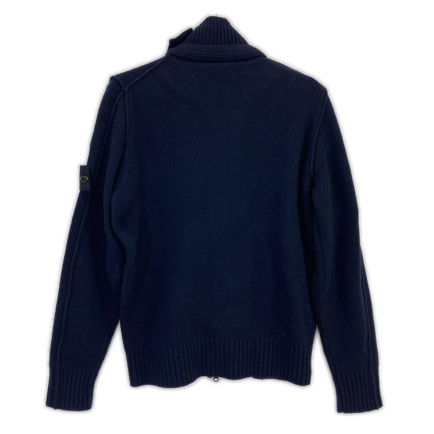 STONE ISLAND ストーンアイランド ﾈｲﾋﾞｰ ｳｰﾙ ｽﾀﾝﾄﾞｶﾗｰ ｶｰﾃﾞｨｶﾞﾝ トップス M