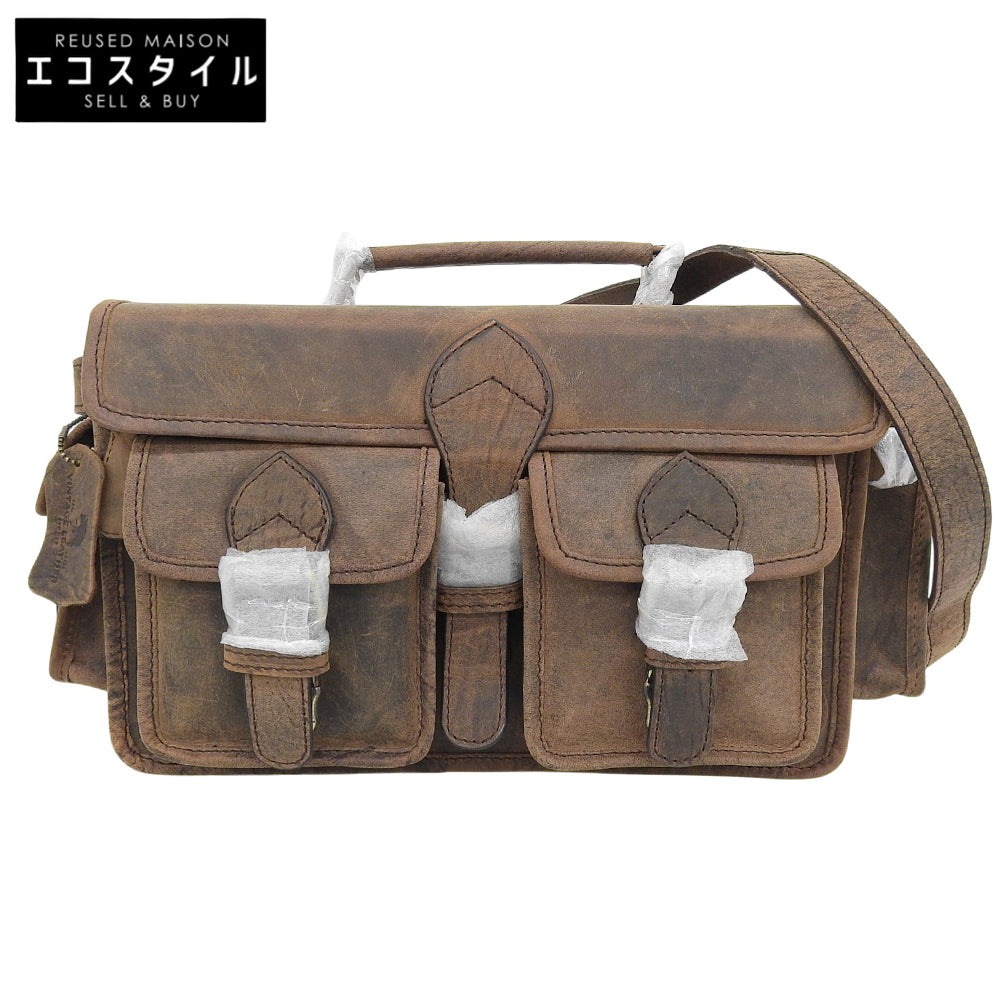 vintage leather sydney ヴィンテージレザーシドニー 未使用 カメラバッグ ショルダーバッグ メンズ ブラウン ショルダーバッグ