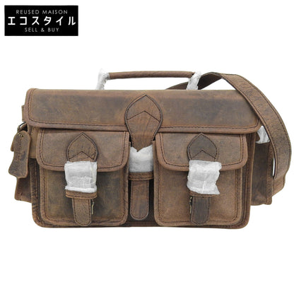 vintage leather sydney ヴィンテージレザーシドニー 未使用 カメラバッグ ショルダーバッグ メンズ ブラウン ショルダーバッグ