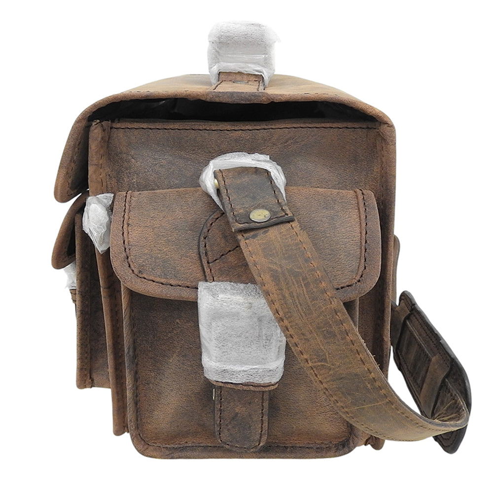 vintage leather sydney ヴィンテージレザーシドニー 未使用 カメラバッグ ショルダーバッグ メンズ ブラウン ショルダーバッグ