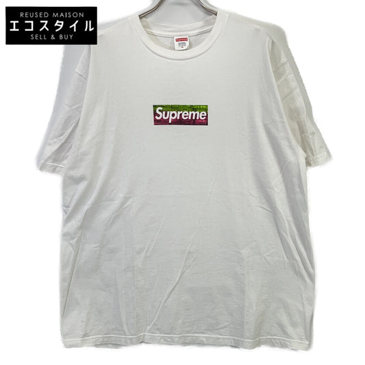 Supreme White Los Angeles Box Logo T-Shirt Top