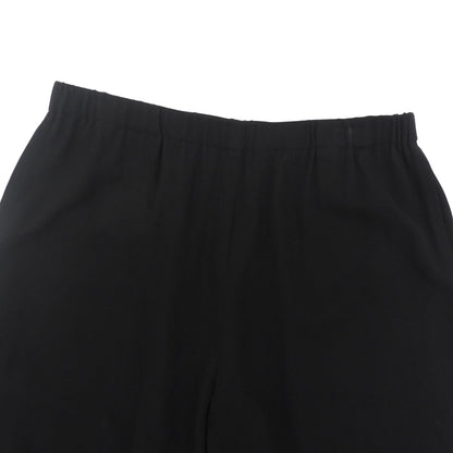 PLAIN PEOPLE プレインピープル ウール ワイドパンツ ボトムス レディース 黒 ブラック 3 ボトムス 36