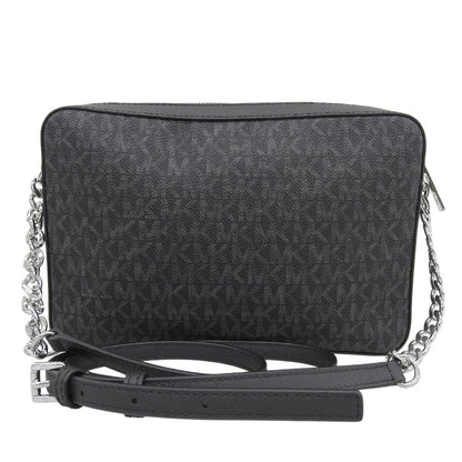 Excellent Condition MK Logo Chain Shoulder Bag Women's Black Shoulder Bag Women's