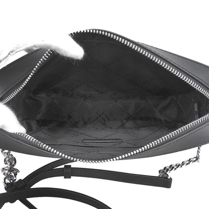 Excellent Condition MK Logo Chain Shoulder Bag Women's Black Shoulder Bag Women's