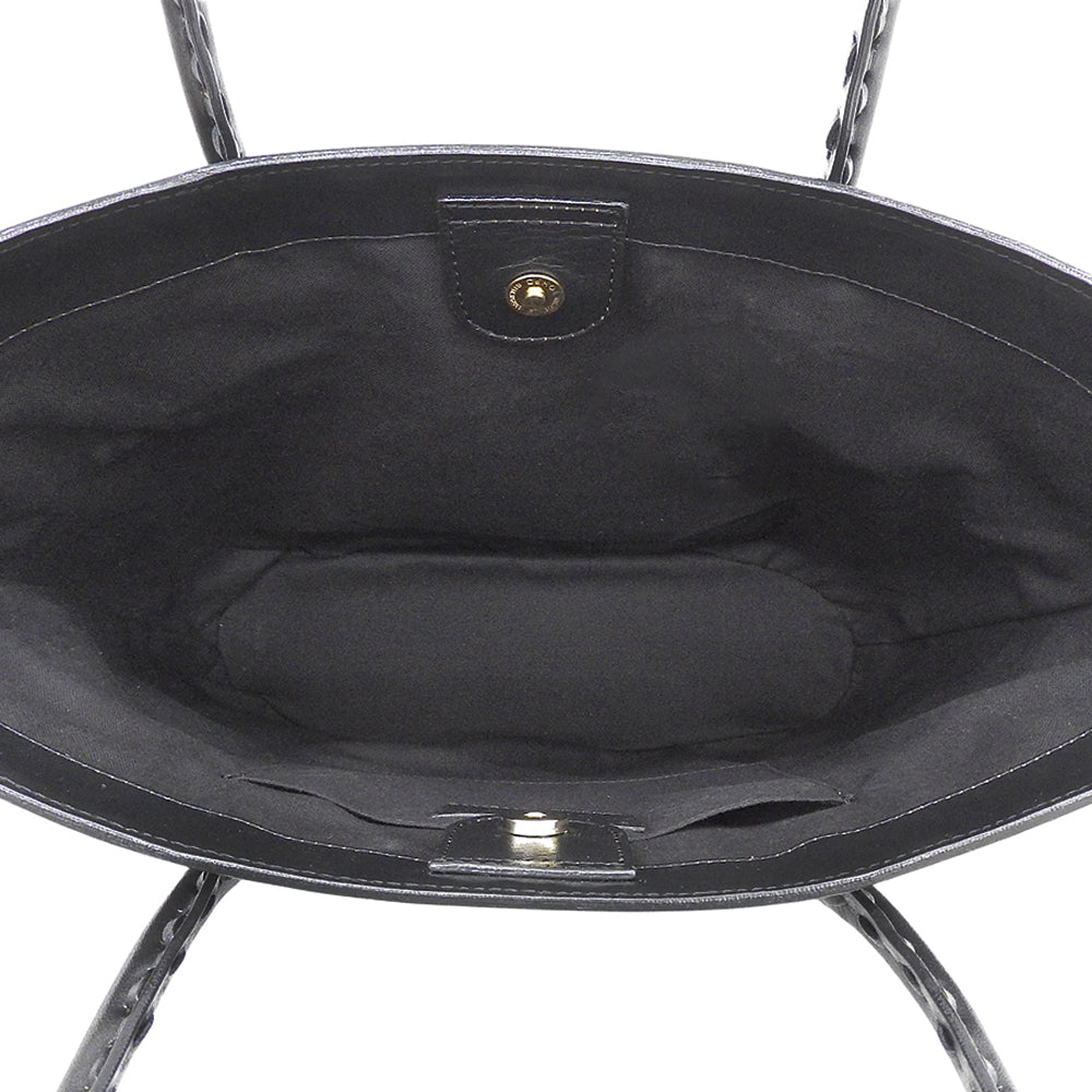 CARVING TRIBES カービングトライブス 美品 Shell レザー トートバッグ レディース ブラック トートバッグ