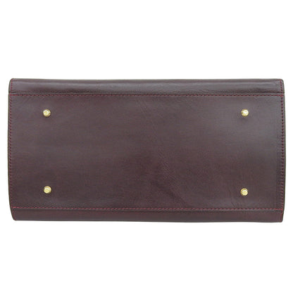 CARVING TRIBES カービングトライブス 未使用 Maestra L レザー ハンドバッグ レディース バーガンディー ハンドバッグ