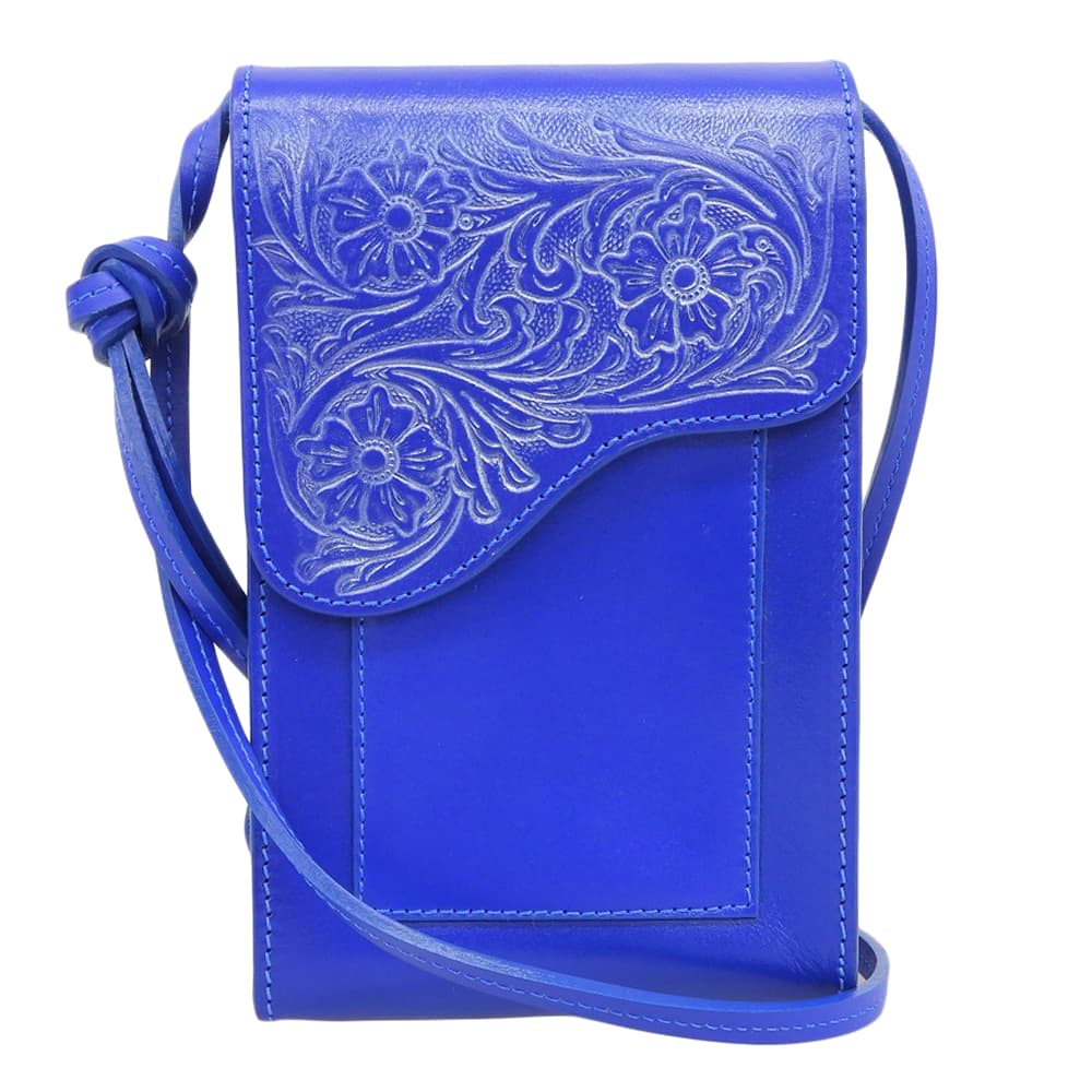 Excellent Condition Flap Mini Bag Leather Shoulder Bag Women's Blue Shoulder Bag Women's