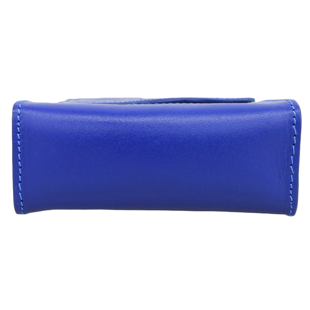 Excellent Condition Flap Mini Bag Leather Shoulder Bag Women's Blue Shoulder Bag Women's