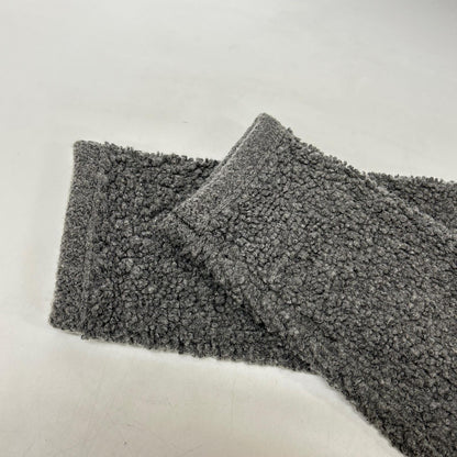 simplicite Simplicite 2025 Grey Wool x Nylon Boa Long Cardigan Top