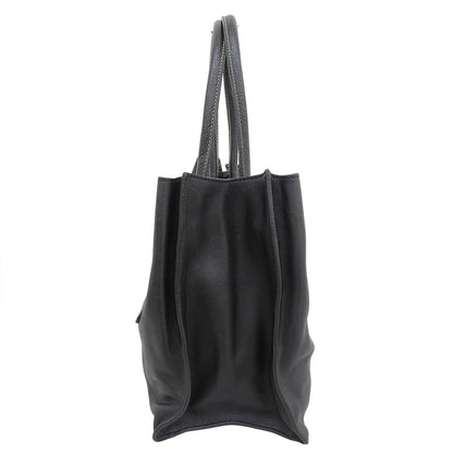 TOD'S トッズ レザー ロゴ刻印 Dスタイリング ハンドバッグ レディース ブラック ハンドバッグ