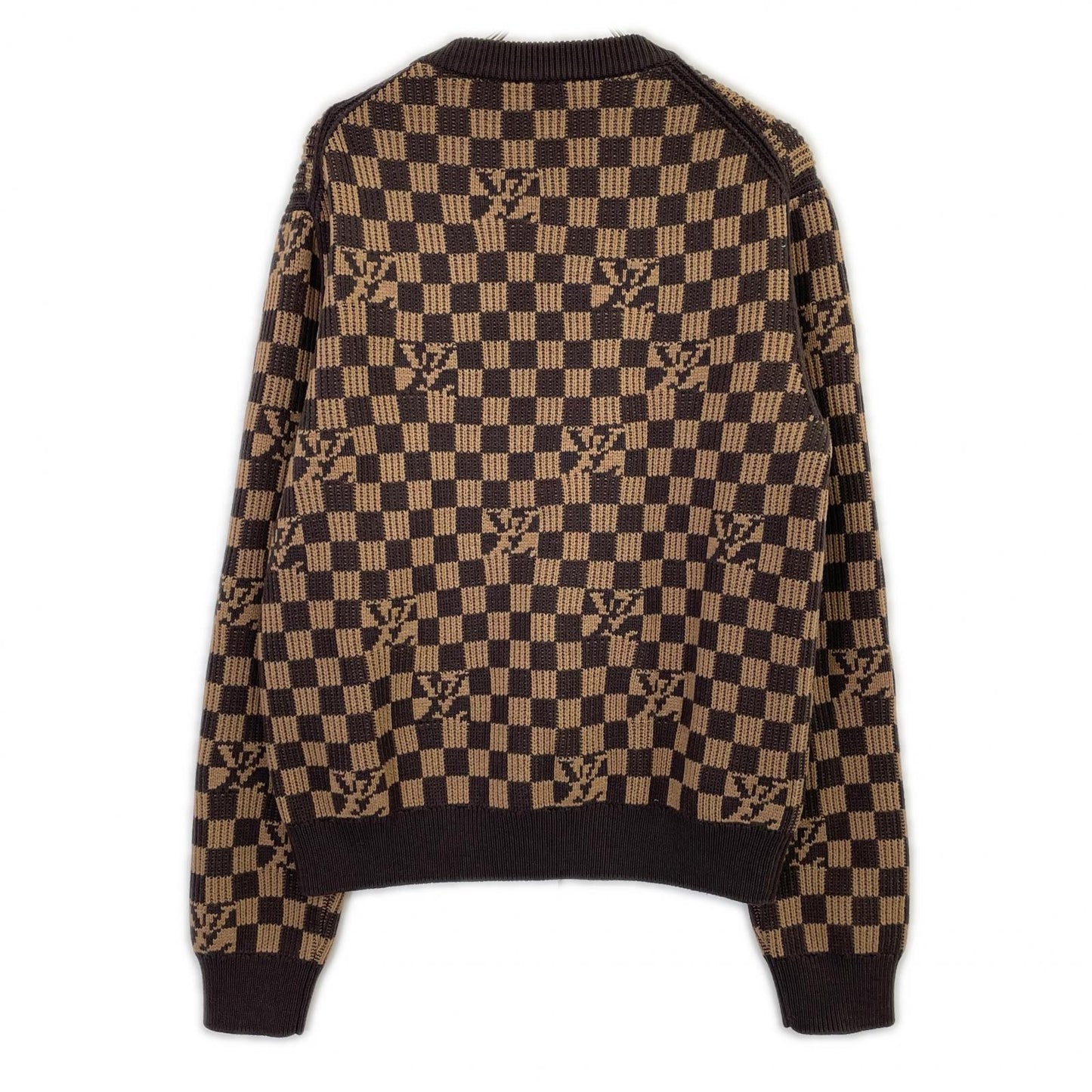 LOUIS VUITTON ルイヴィトン HLN77W2LL ダミエジャガードモチーフニット トップス