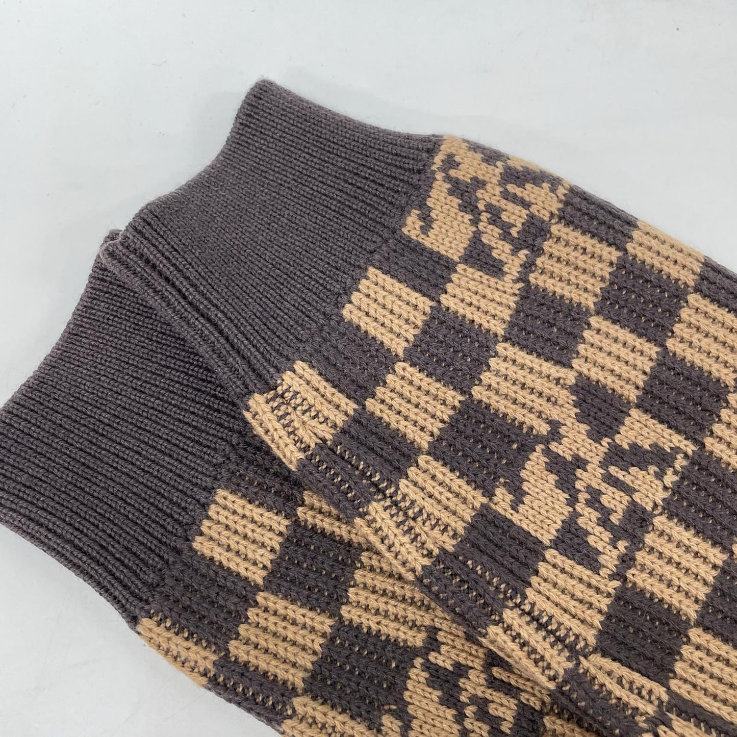 LOUIS VUITTON ルイヴィトン HLN77W2LL ダミエジャガードモチーフニット トップス