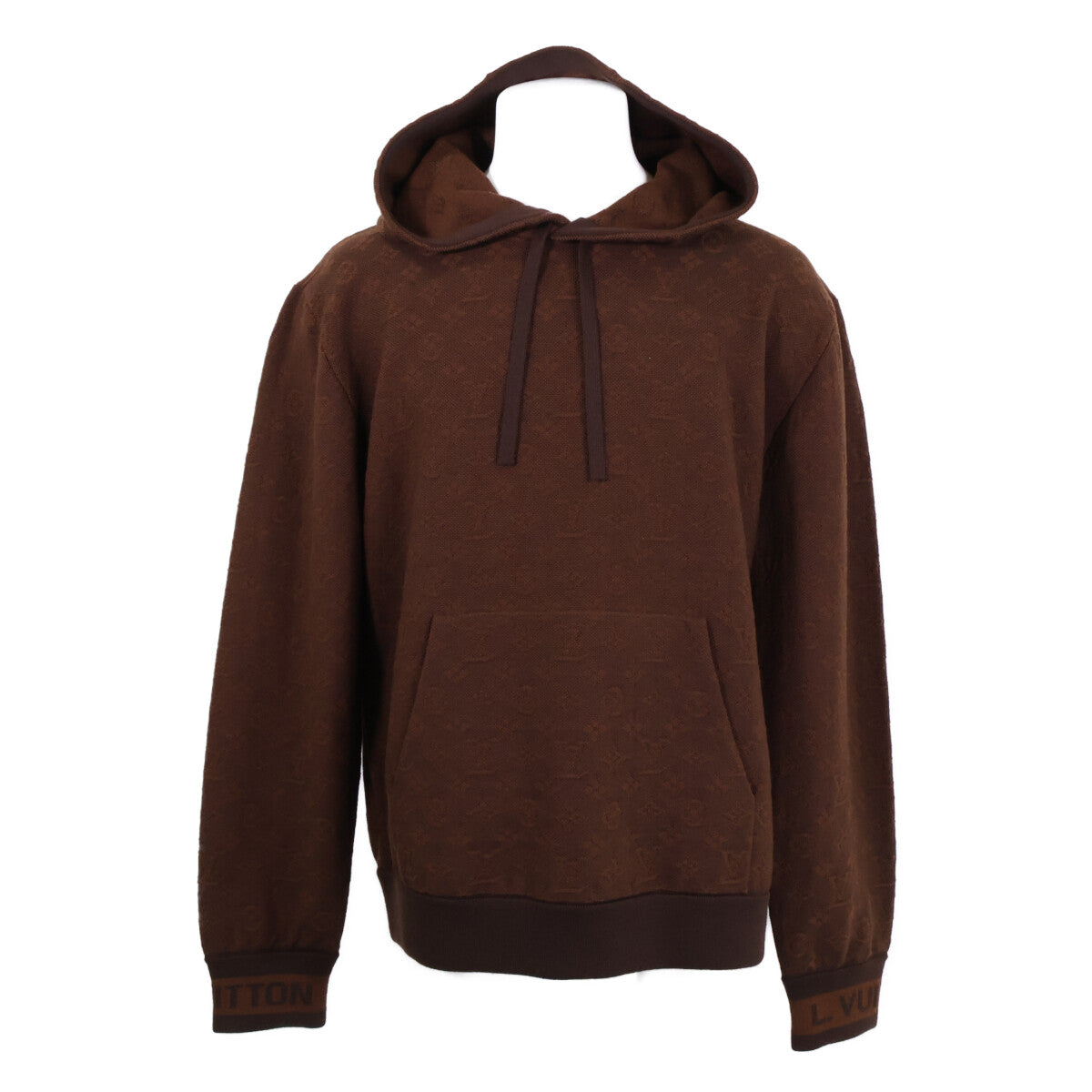 【美品/国内正品】RM212 AU7 HLN81W Monogram 套头连帽针织衫 上衣 M 男士