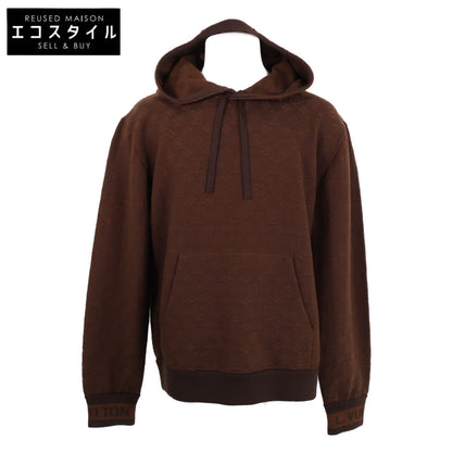 【美品/国内正品】RM212 AU7 HLN81W Monogram 套头连帽针织衫 上衣 M 男士